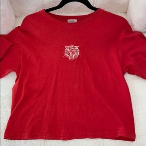 Embroidery tiger shirt